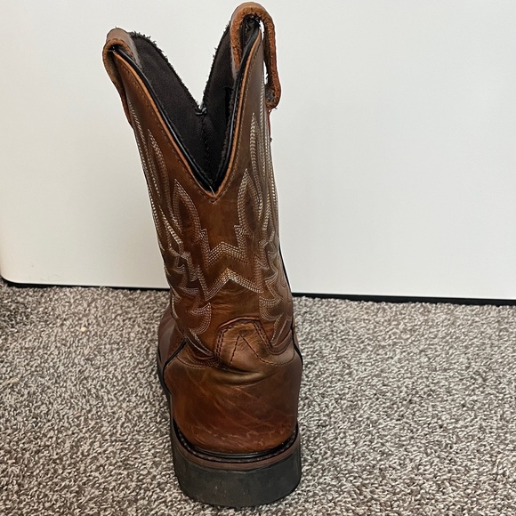 Wolverine Rancher Pull on Brown Leather Boots - Picture 12 of 16